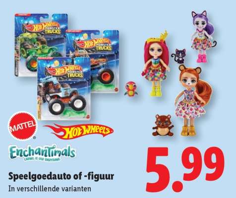 Mattel Enchantimals/Hot Wheels