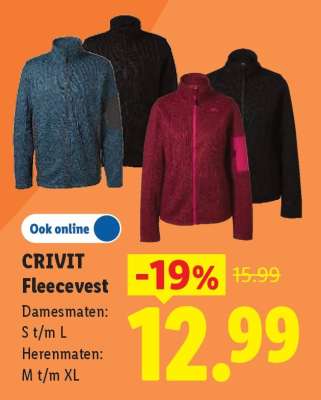 CRIVIT Fleecevest