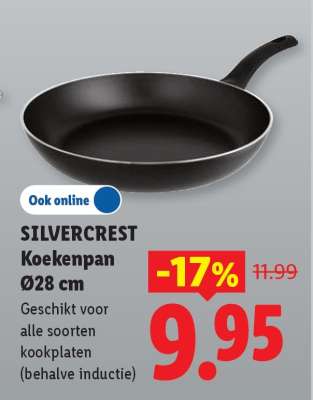 SILVERCREST Koekenpan Ø28 cm