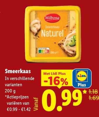 Milbona Smeerkaas