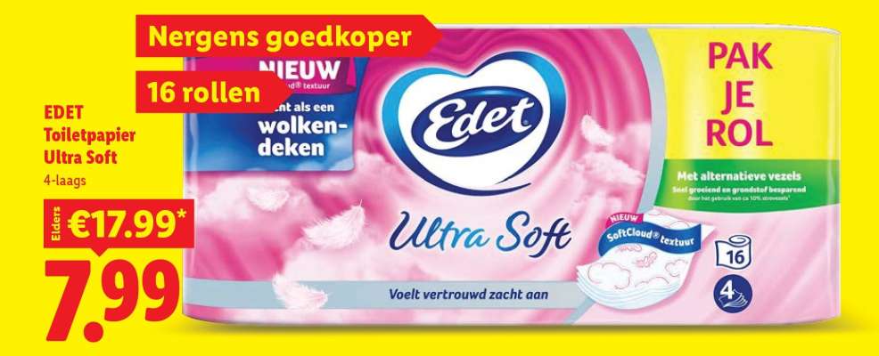 EDET Toiletpapier Ultra Soft