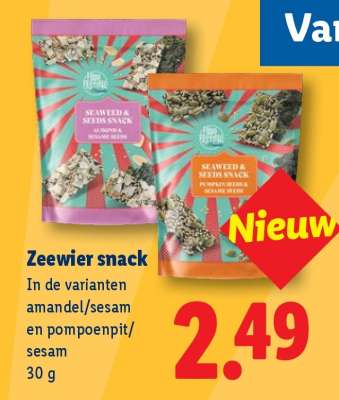 Zeewier snack