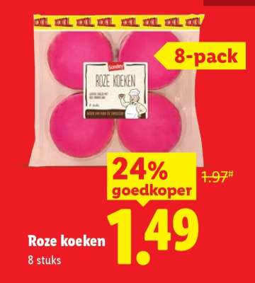 Roze koeken