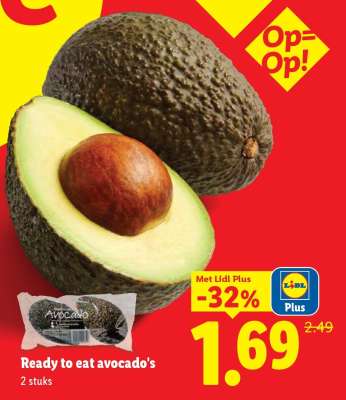 Ready-to-eat avocado's