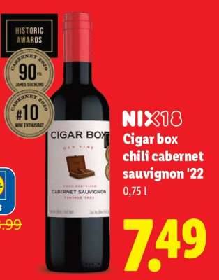 Cigar box chili cabernet sauvignon '22