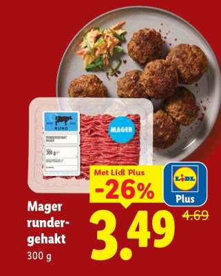 Mager rundergehakt