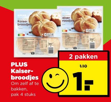 PLUS Kaiserbroodjes