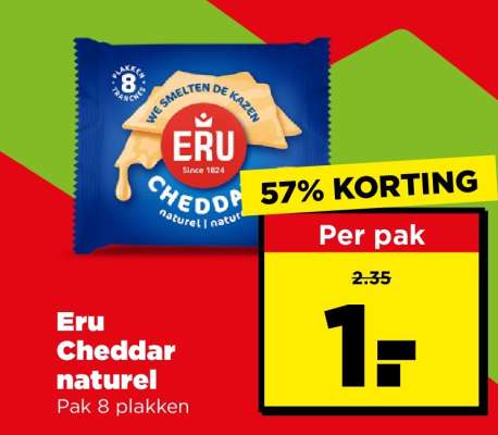 Eru Cheddar naturel