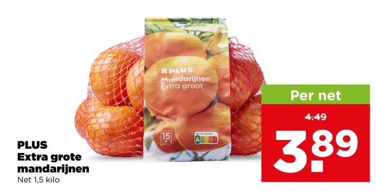 PLUS Extra grote mandarijnen