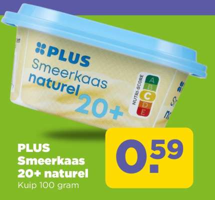 PLUS Smeerkaas 20+ naturel