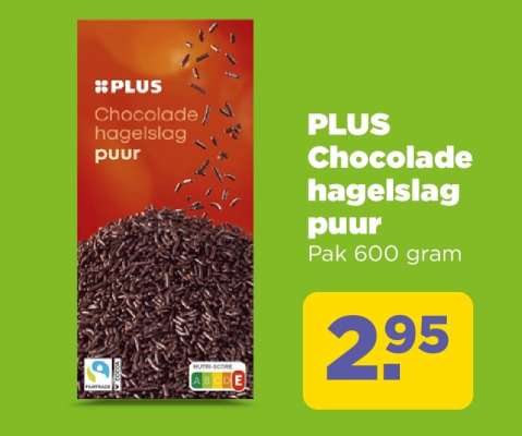 PLUS Chocolade hagelslag puur