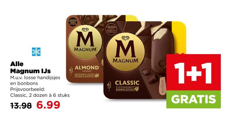 Alle Magnum ijs