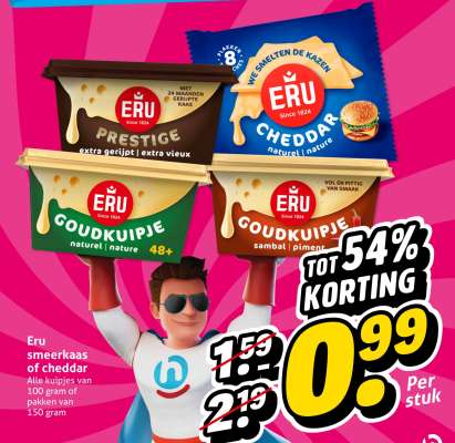 Eru smeerkaas of cheddar