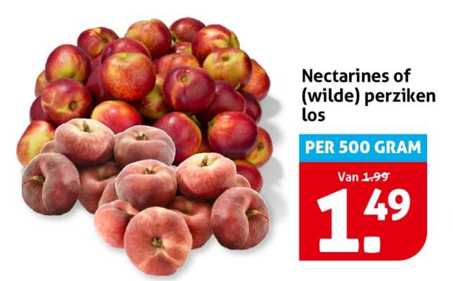 Nectarines of (wilde) perziken los