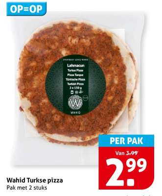 Wahid Turkse pizza
