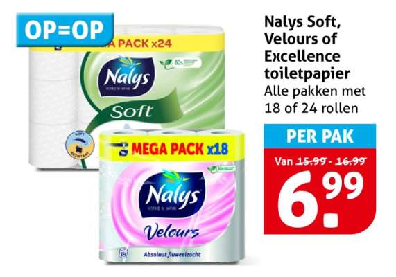 Nalys Soft, Velours of Excellence toiletpapier