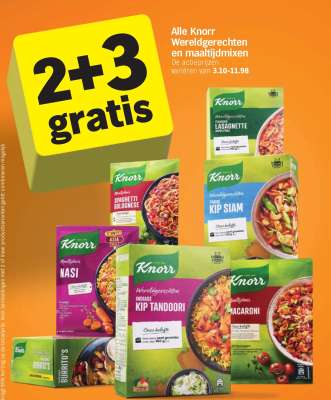Knorr wereldgerechten en maaltijdmixen