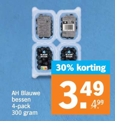 AH Blauwe bessen 4-pack