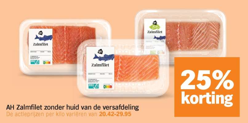 AH Zalmfilet zonder huid