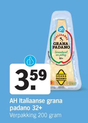 AH Italiaanse grana padano 32+