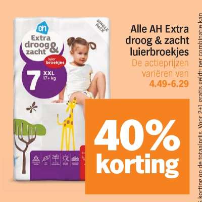 Alle AH Extra droog & zacht luierbroekjes