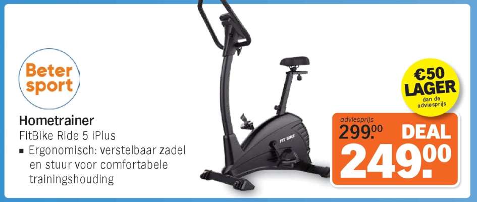 Hometrainer FitBike Ride 5 IPlus