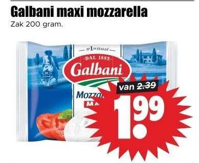 Galbani maxi mozzarella