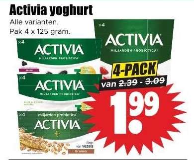 Activia yoghurt