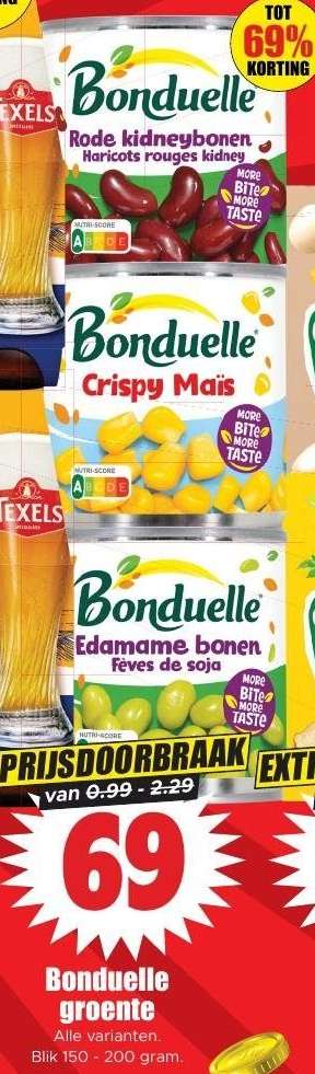 Bonduelle groente