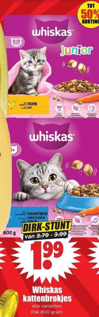 Whiskas kattenbrokjes
