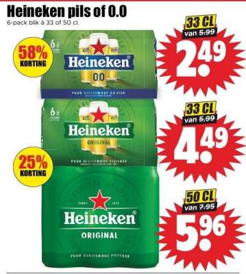 Heineken pils of 0.0