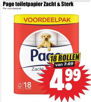 Page toiletpapier Zacht & Sterk