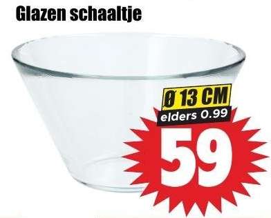Glazen schaaltje