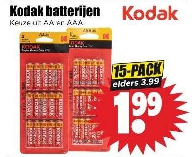 Kodak batterijen