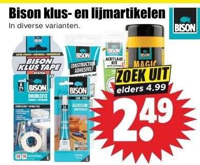 Bison klus- en lijmartikelen