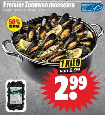 Premier Zeeuwse mosselen