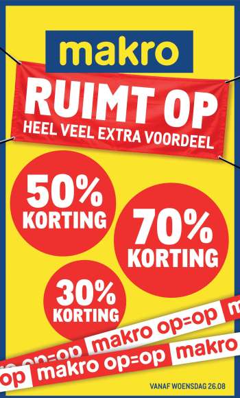 Makro-aanbieding.