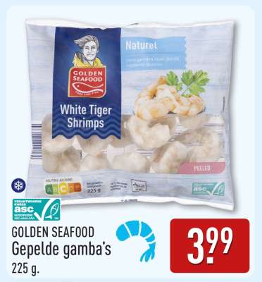 GOLDEN SEAFOOD Gepelde gamba's