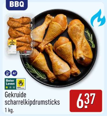 Gekruide scharrelkipdrumsticks
