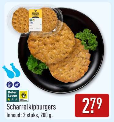 Scharrelkipburgers