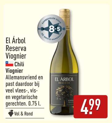 El Árbol Reserva Viognier