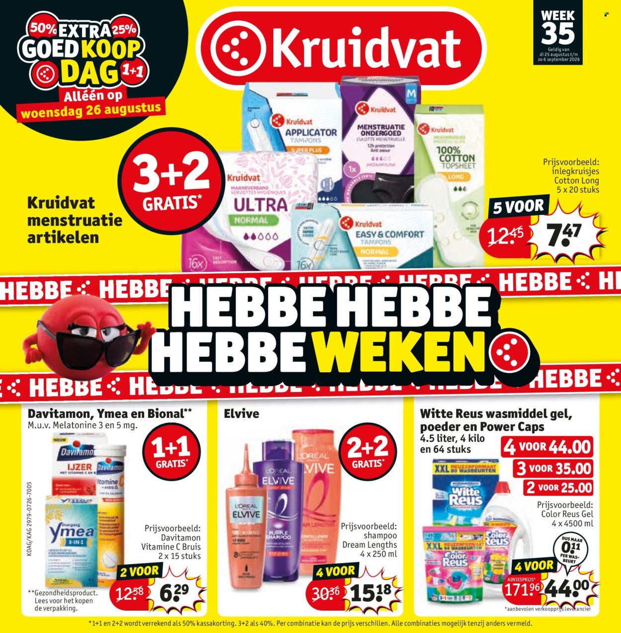 Kruidvat-aanbieding - 25-8-2026 - 6-9-2026. Pagina 1