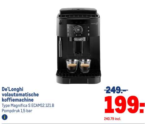 De'Longhi volautomatische koffiemachine