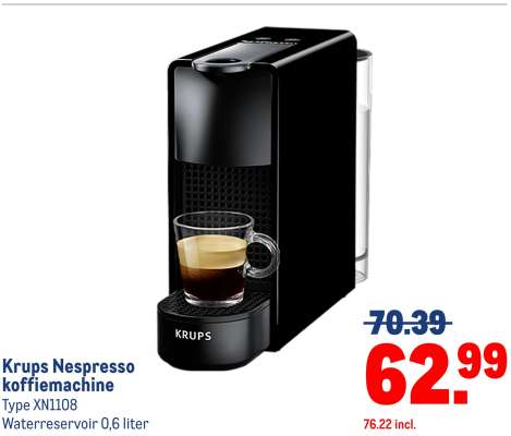 Krups Nespresso koffiemachine