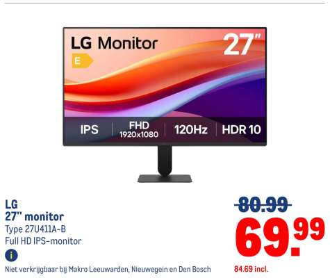 LG 27” monitor
