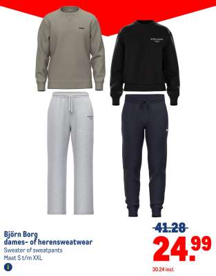 Björn Borg dames- of herensweatwear