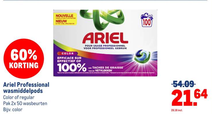 Ariel Professional wasmiddelpods