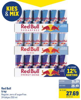Red Bull tray