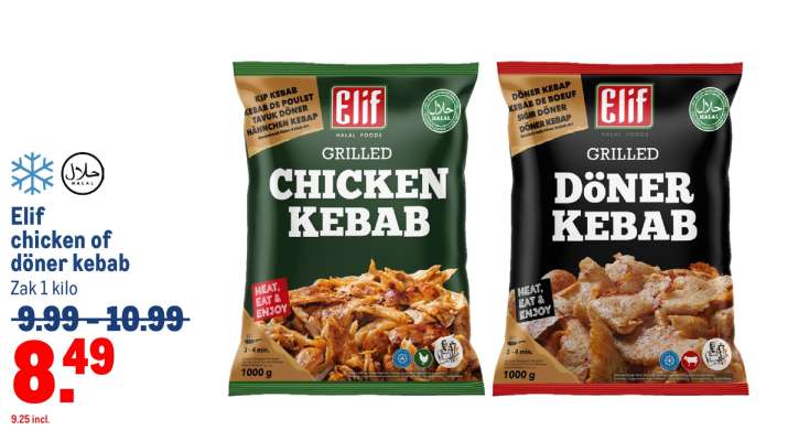 Elif chicken of döner kebab