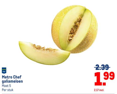 Metro Chef Galiameloen